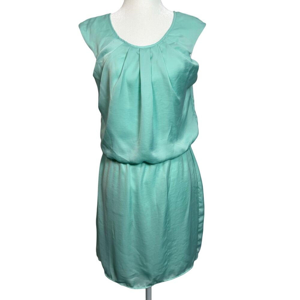 City Triangles Juniors Mint Green Sleeveless Dress Medium
